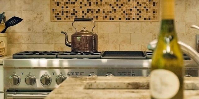 Kitchen stove top