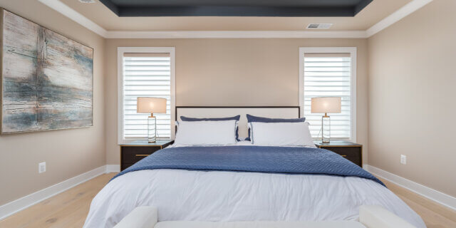 Custom Home Interior: Bedroom
